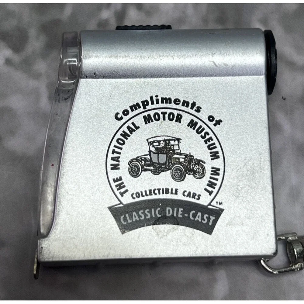 National Motor Museum Collectible Car Vintage Souvenir Measuring Tape Keychain